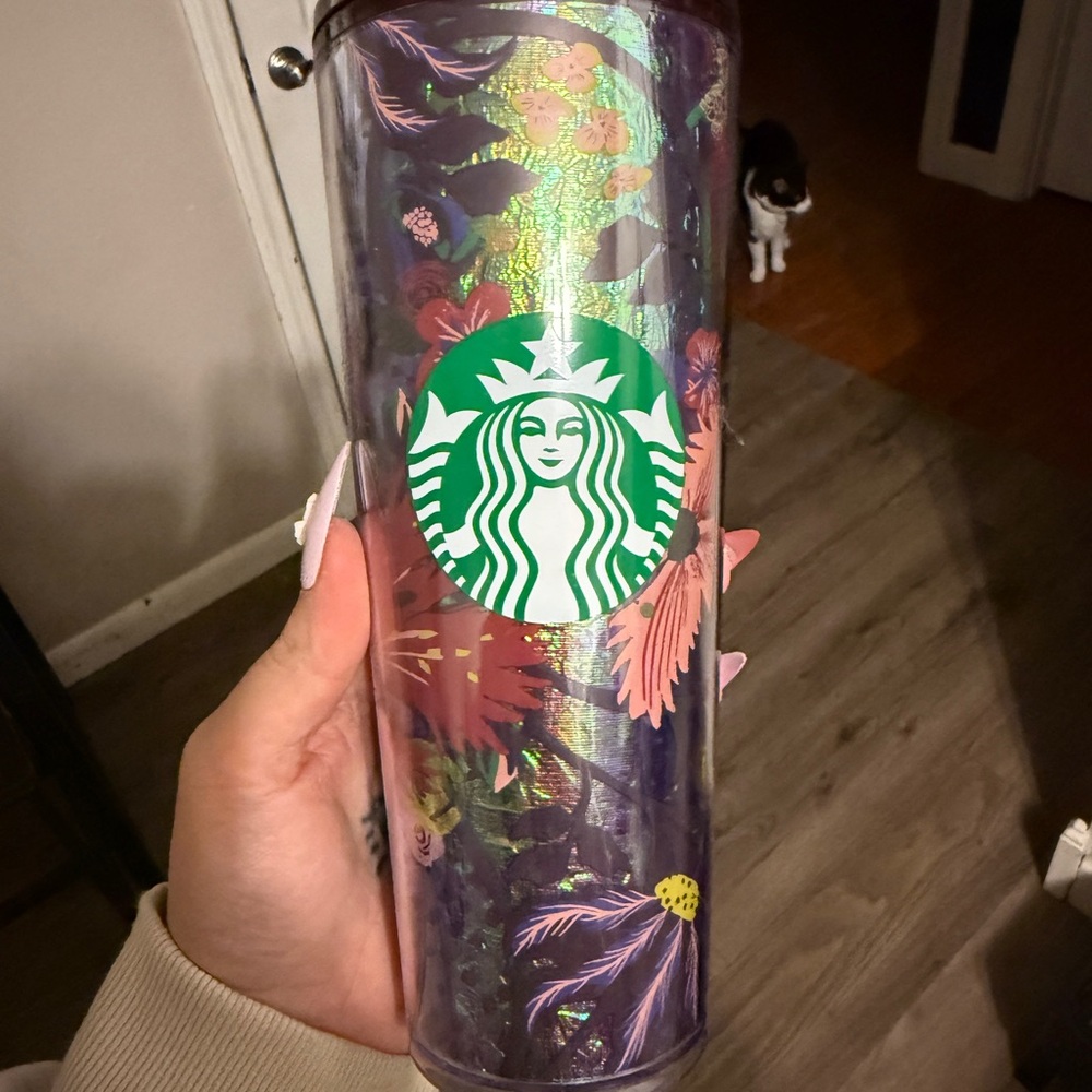 Starbucks Purple Tumbler with Logo